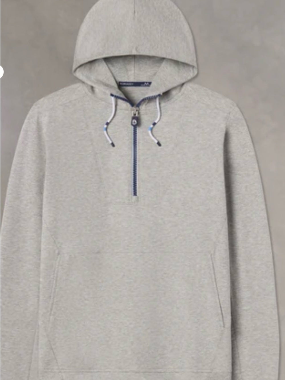 B.Draddy Proctor 1/4 zip hoodie pima cotton men's medium